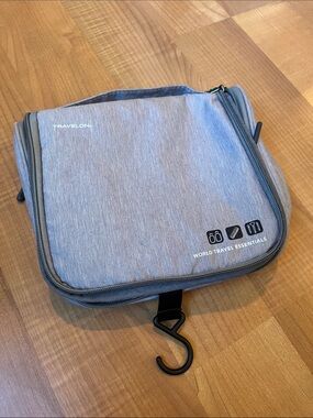 Travelon Gray Hanging Toiletry Organizer Bag